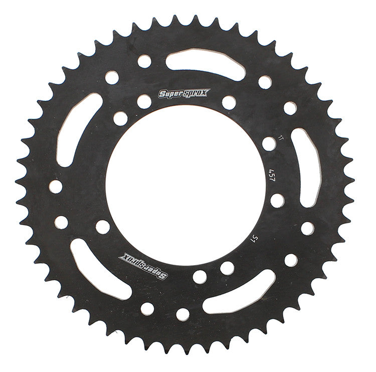 SUPERSPROX Rear Sprocket Steel 51t-420 Blk Kaw RFE-457-51-BLK