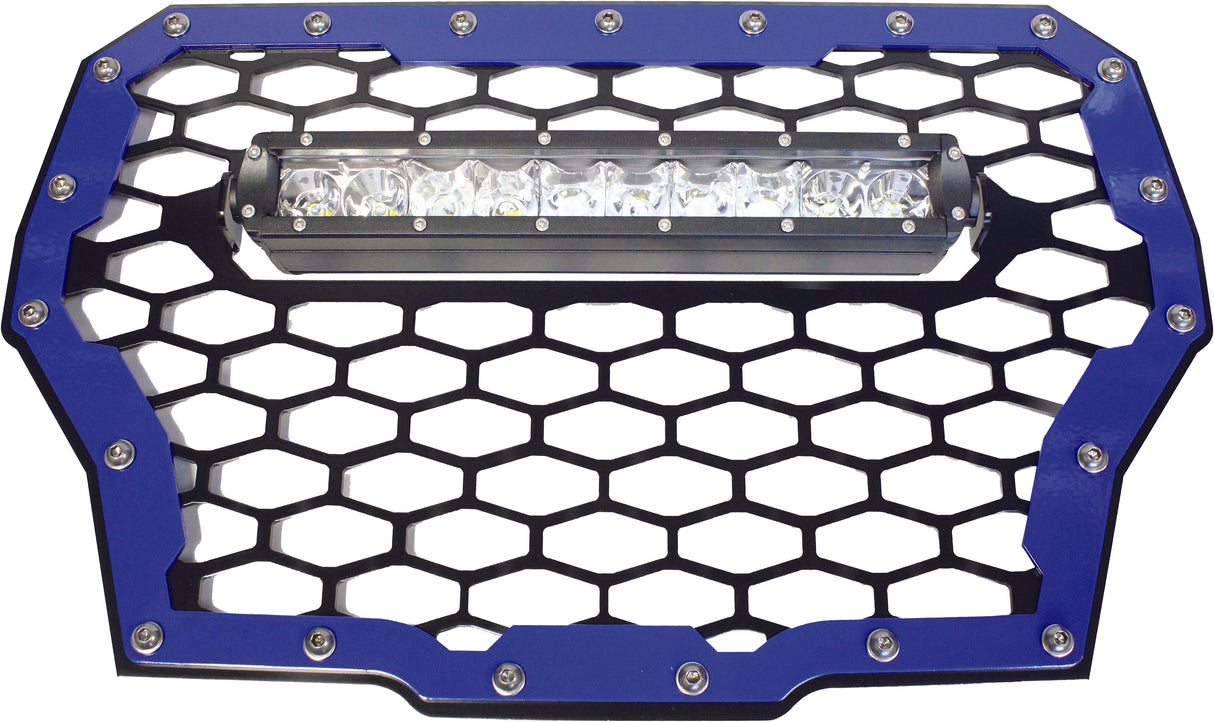 MODQUADMq Grill Bk/Bl W/Lght Pol TrboRZR-FGLS-T-BL