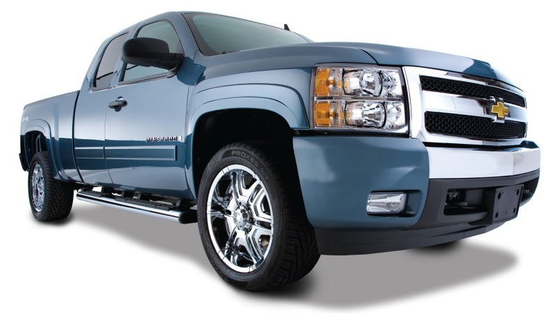 Bushwacker 07-13 Chevy Silverado 1500 Fleetside OE Style Flares 4pc 69.3in Bed - Black 40941-02