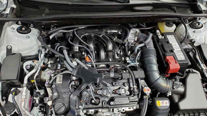 J&L 18-24 Toyota Camry 3.5L V6 Oil Separator 3.0 Passenger Side - Black Anodized 3116P-B