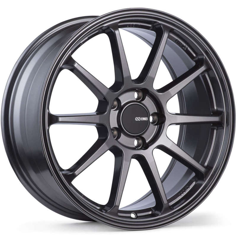 Enkei PX-10 17x7 5x100 45mm Offset 72.6mm Bore Gunmetal Wheel 536-775-8045GM