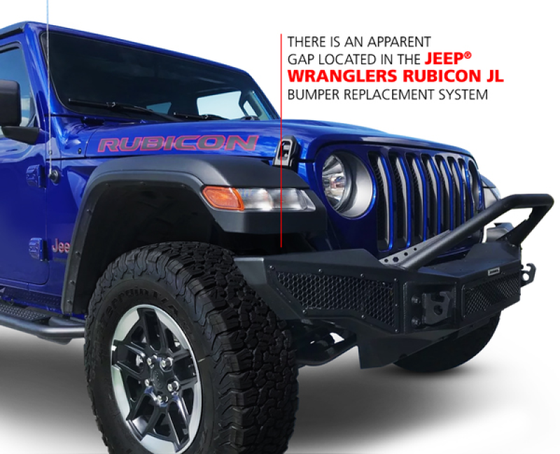 Go Rhino 07-20 Jeep Wrangler JL/JLU/JK/JKU/Gladiator JT Trailline Front Full Width Bumper 230121T