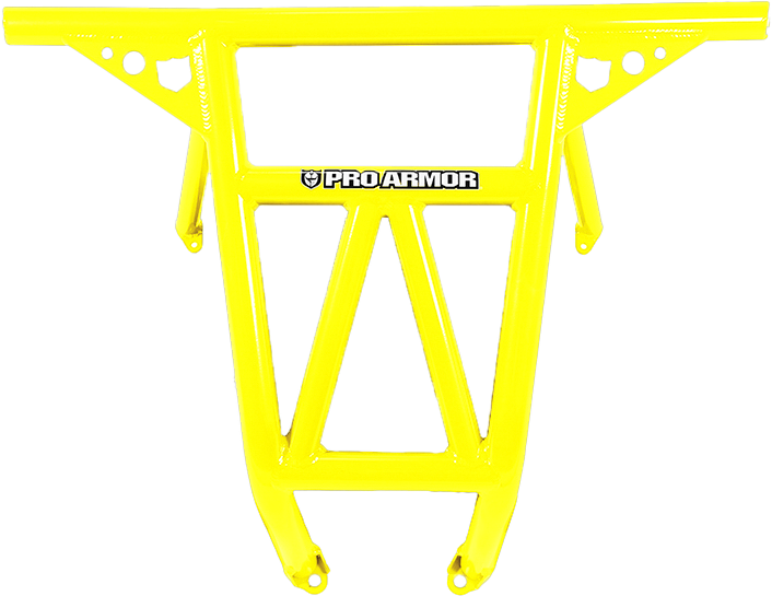 PRO ARMOR Race Rear Bumper Lime Squeeze Pol P141047LSQ-630