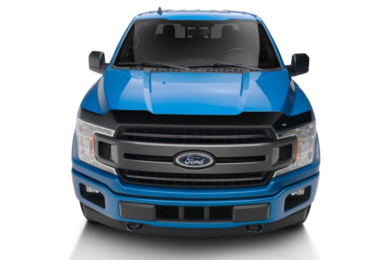 AVS 15-18 Ford F-150 Aeroskin Low Profile Acrylic Hood Shield - Smoke 322096