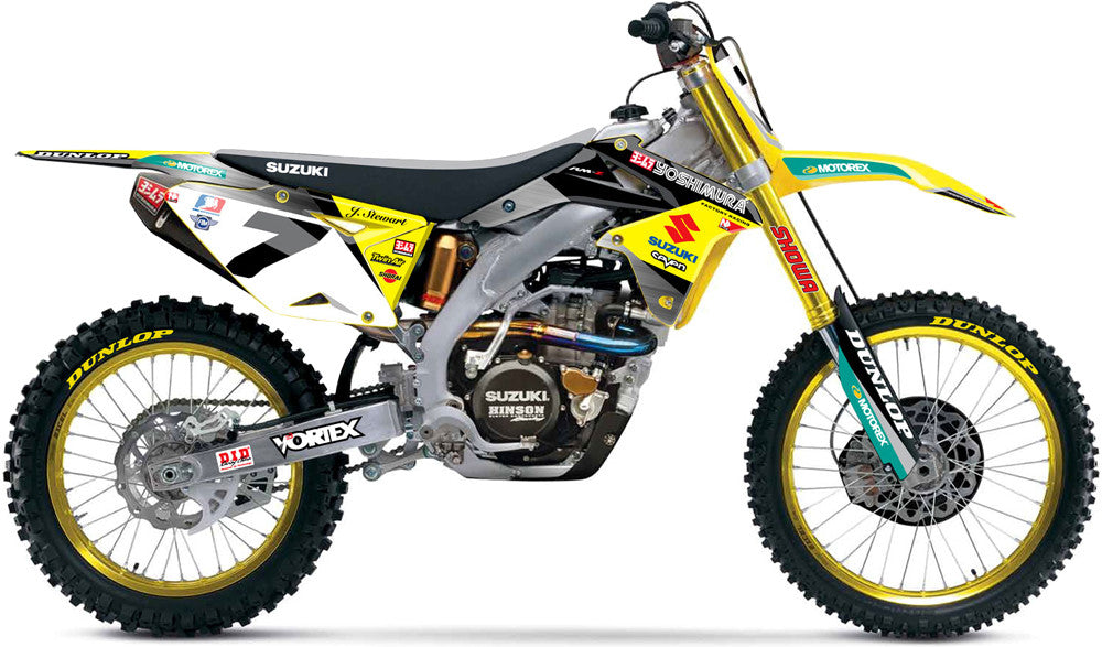 N-STYLE2014 Yoshimura Suz Silve R Team Kit Rmz 450 WhtN40-4650