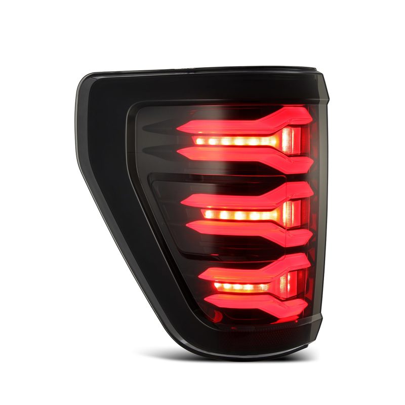 AlphaRex 21-22 Ford F-150 LUXX LED Tailights Black/Red 653030