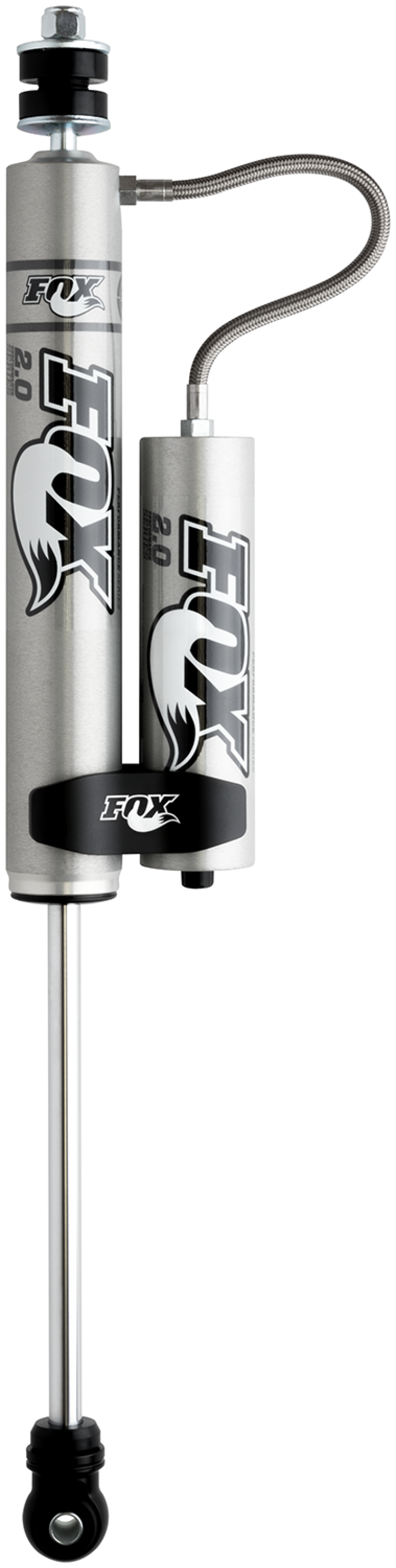 Fox 2.0 Performance Series 10.1in. Smooth Body Remote Res. Shock w/Stem Mount / Std Travel - Black 985-24-057