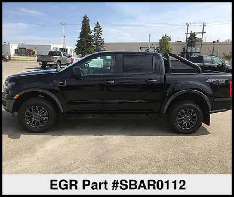 EGR 2019+ Ford Ranger Black Powder Coat S-Series Sports Bar (w/o Side Plates) SBAR0112