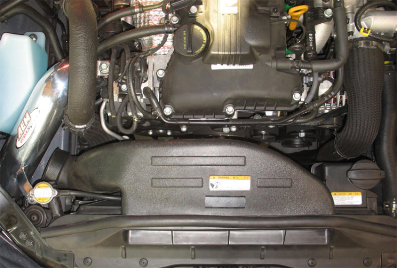 AEM 10 Hyundai Genesis Coupe 2.0L L4 Polished Cold Air Intake 21-687P