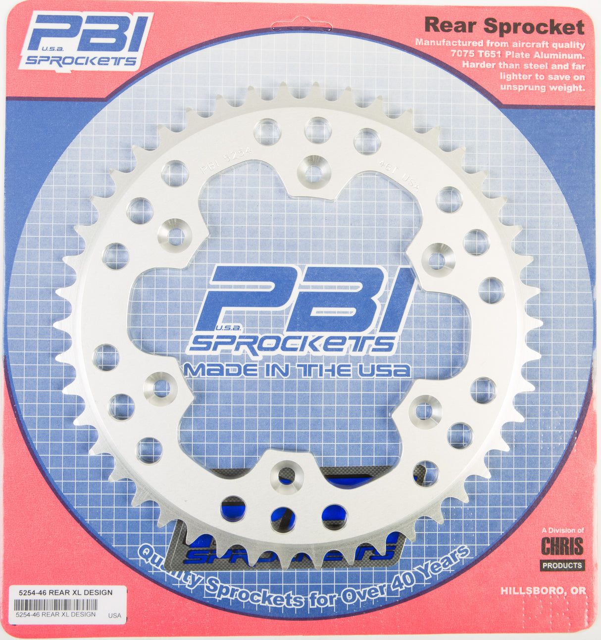 PBIRear Sprocket Aluminum 46t-520 Hus/Husq/Ktm5254-46-3