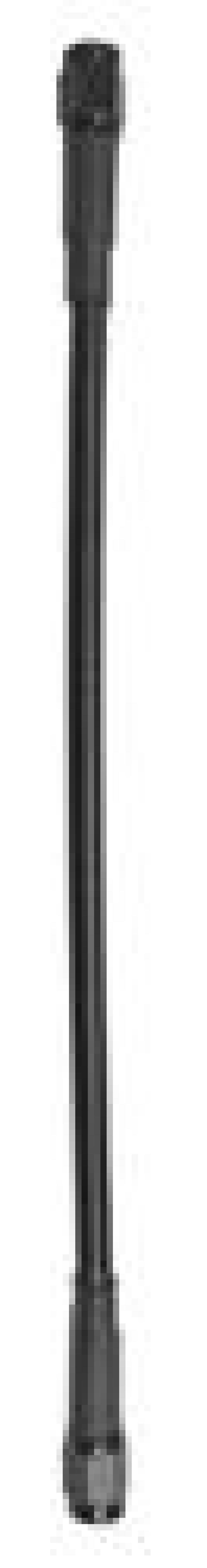 Fragola -3AN Ext Black Covered Assembly Straight x Straight 30in 312030-BL
