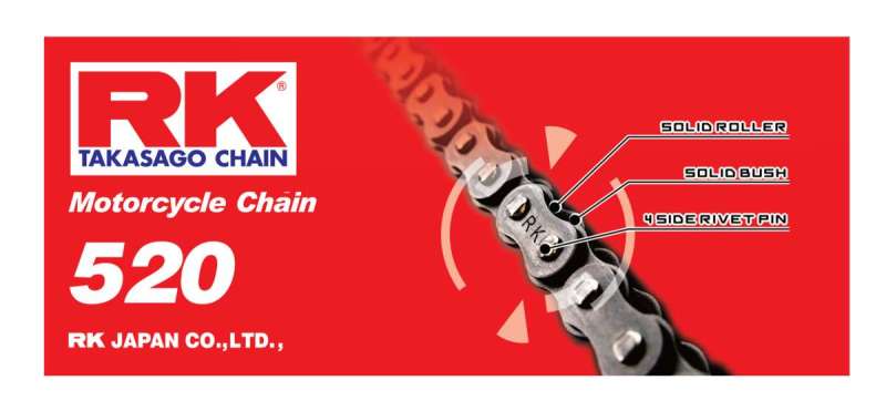 RK Chain RK-M 520-96L - Natural 520-96