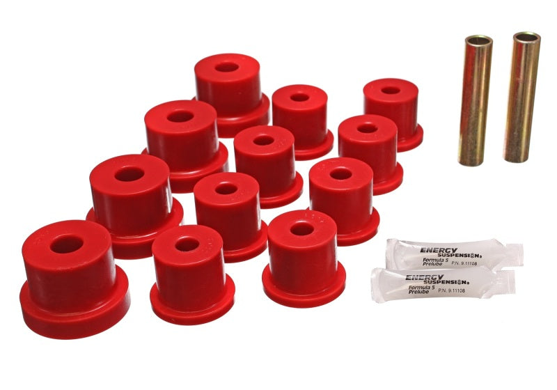 Energy Suspension Nova Mono Leaf Spring Bushings - Red 3.2122R