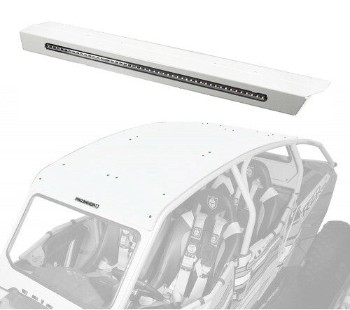 PRO ARMOR Asylum Rear Wing W/ Lightbar White Pearl P144R123WP