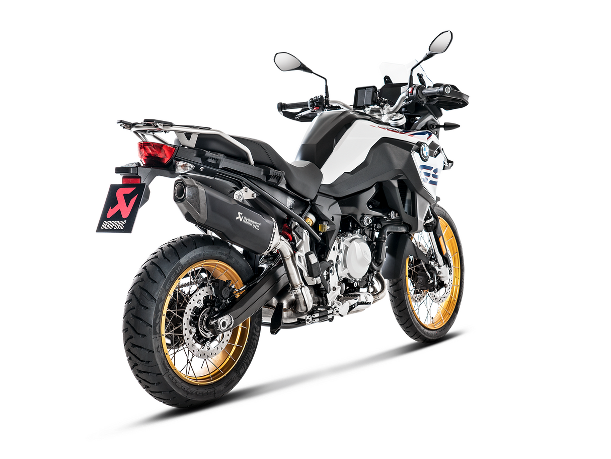 AKRAPOVIC Muffler - Black - Titanium F 750 /850 GS 2018-2023 S-B8SO8HFBFCTBL 1811-3510