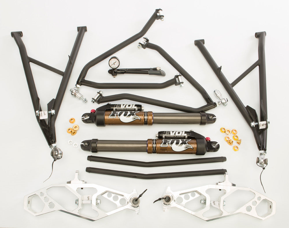 SPG A-Arms W/Evol Shocks Yam A/C Flat Black 42" S/M ACAA150-FBKER