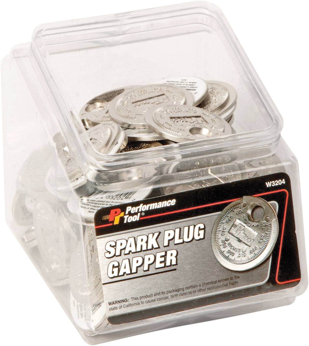 PERFORMANCE TOOLSpark Plug Gap Tool 50/Pk W/Fishbowl Counter DisplayW3204