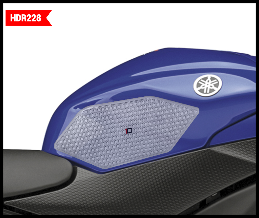 ONE EMBLEMSHdr Tank Side Pad Clear YamHDR 228