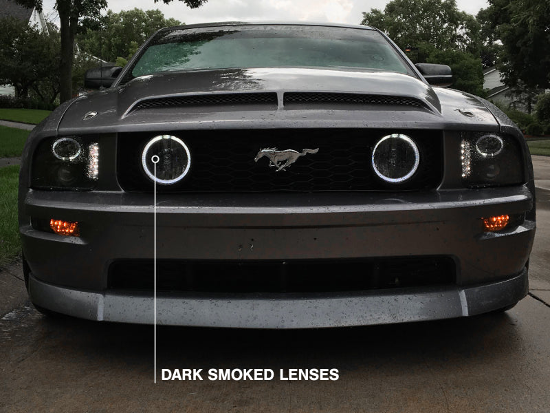 Raxiom 05-12 Ford Mustang GT LED Halo Fog Lights (Smoked) 49134