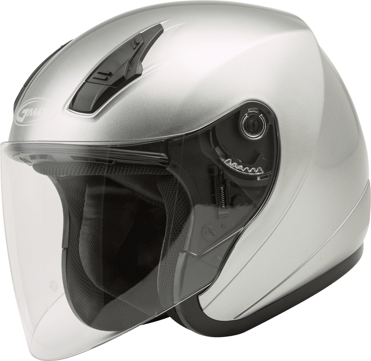 GMAX Of-17 Open-Face Helmet Dark Silver Md G317195N