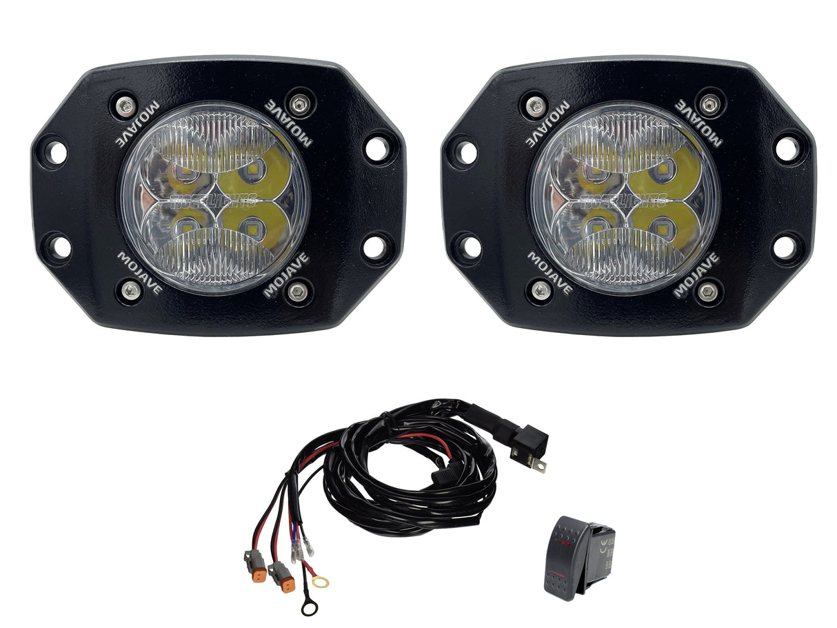 TIGER LIGHTS Dual Tlm3-Fm Kit W/ Harness TLM3-FM-KIT