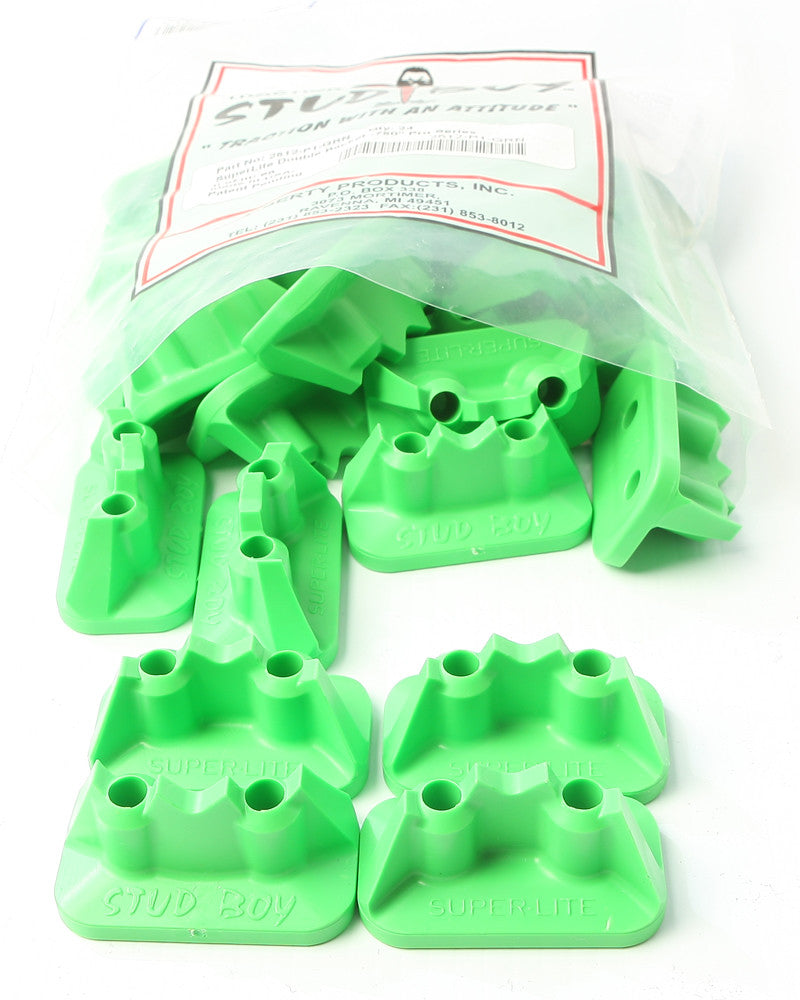 STUD BOY Super-Lite Pro Series Double Backers .75" 24/Pk Green 2512-P1-GRN