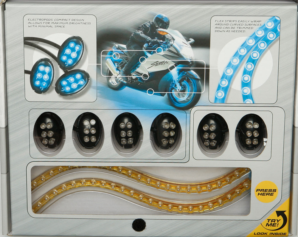 STREETFX Pro Kit Black W/Orange Led 1044663