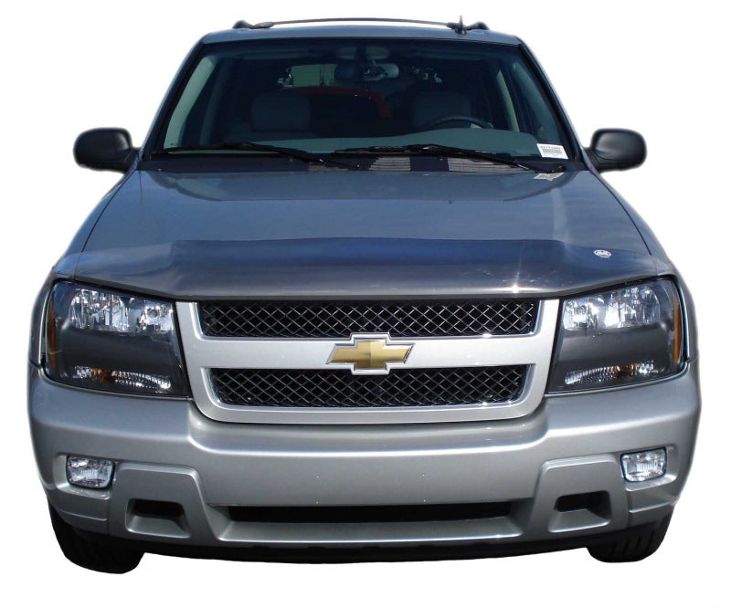 AVS 02-09 Chevy Trailblazer High Profile Bugflector II Hood Shield - Smoke 25148