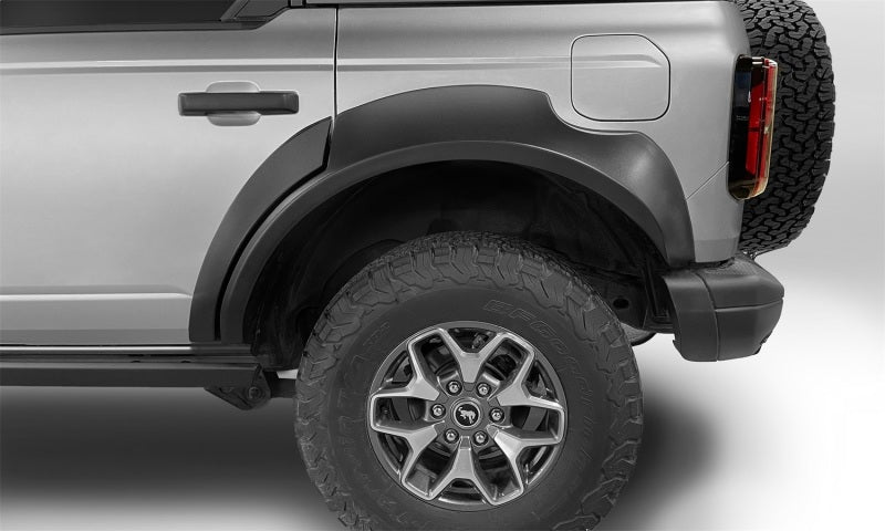 Bushwacker 2021+ Ford Bronco 4-Door Extend-A-Flares 4pc - Black 20961-02