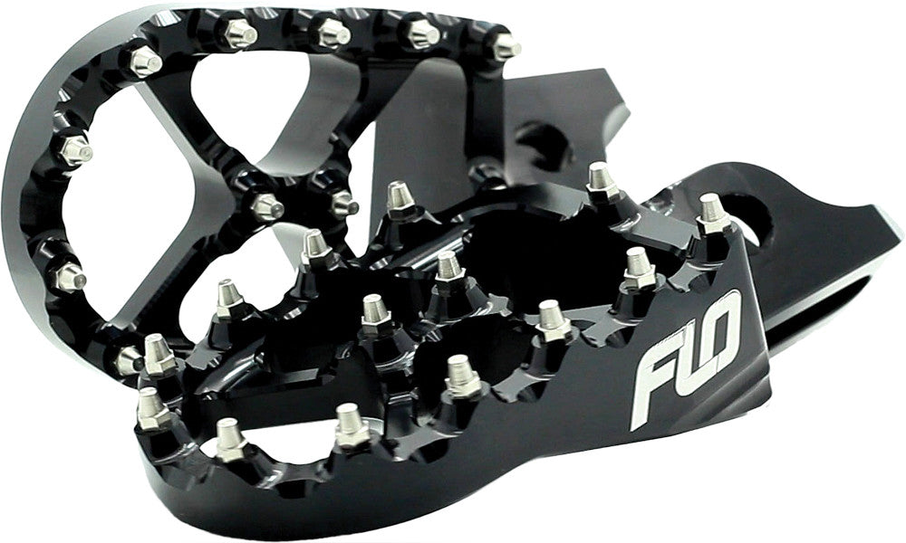 FLO MOTORSPORTS Pro Series Foot Pegs Black Suz FPEG-794BLK