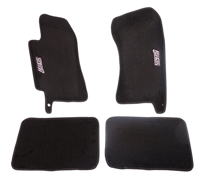 NRG Floor Mats - 04-07 Subaru WRX STI (STi Logo) - 4pc. FMR-400