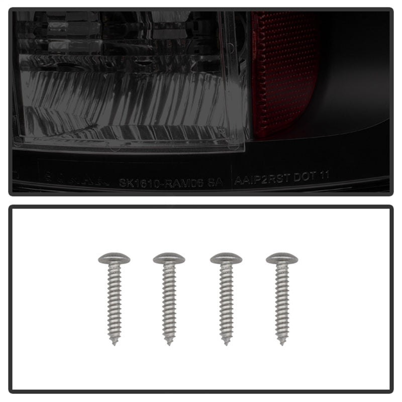 Spyder Dodge Ram 02-06 1500/Ram 2500/3500 03-06 LED Tail Light Black Smoke ALT-YD-DRAM02-LED-BSM 5078094