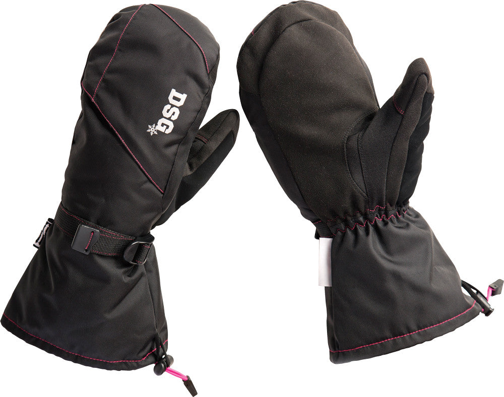 DSG Craze Mittens Black Lg 97299