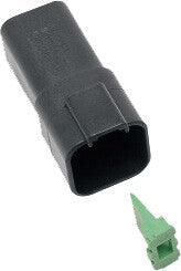 NAMZ CUSTOM CYCLE6-Wire Black Deutsch Rcptcl & Wdglck Hd# 72106-94bkDR-6B