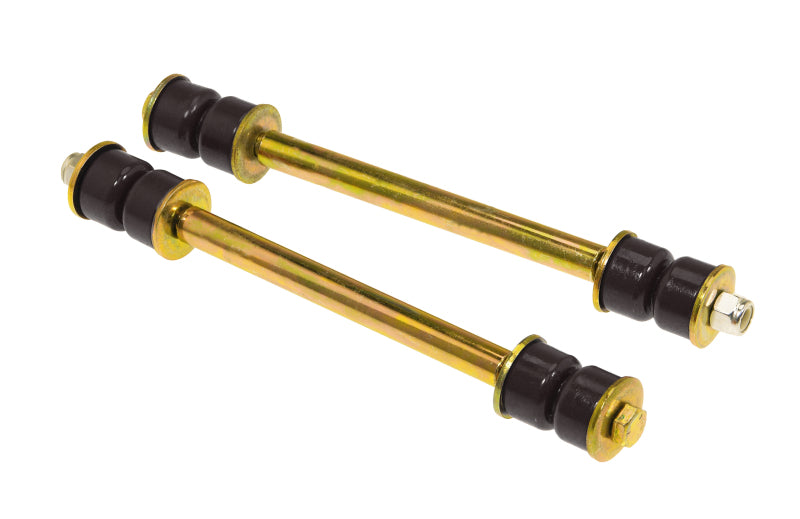 Prothane Universal End Link Set - 7 3/8in Mounting Length - Black 19-419-BL