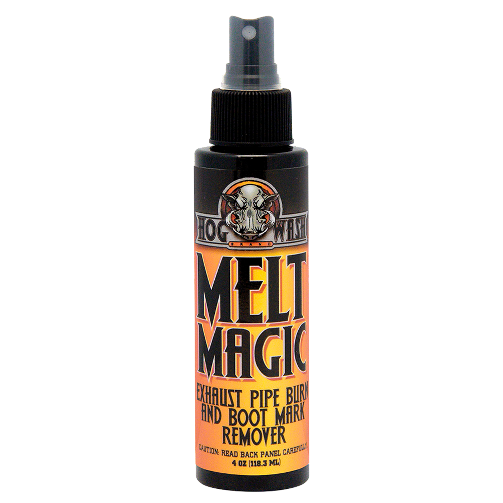HOG WASH Melt Magic Exhaust Pipe Burn And Boot Mark Remover 4oz HW0988