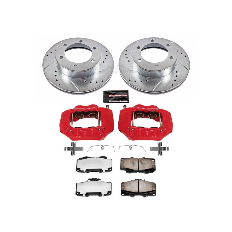 Power Stop 95-04 Toyota Tacoma Front Z36 Truck & Tow Brake Kit w/Calipers KC1233A-36