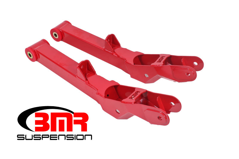 BMR 10-15 5th Gen Camaro Non-Adj. Rear Lower Control Arms (Polyurethane) - Red TCA028R