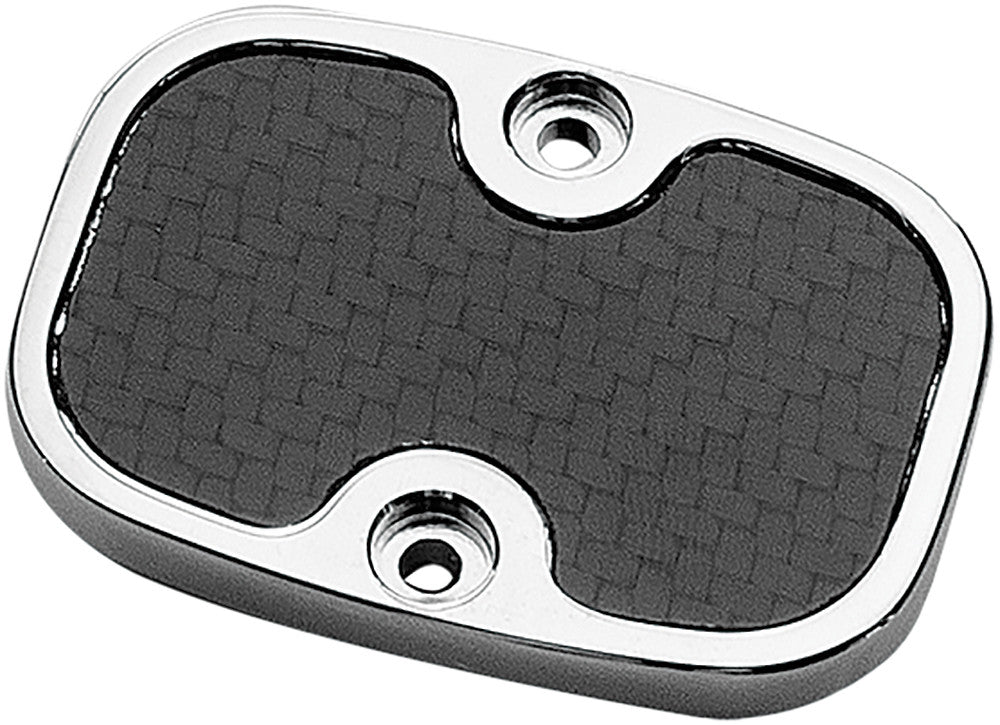 PREC. BILLET Lower Brake Cylinder Cover Grand Prix Carbon (Chrome) GPX-340-02UP-CHR