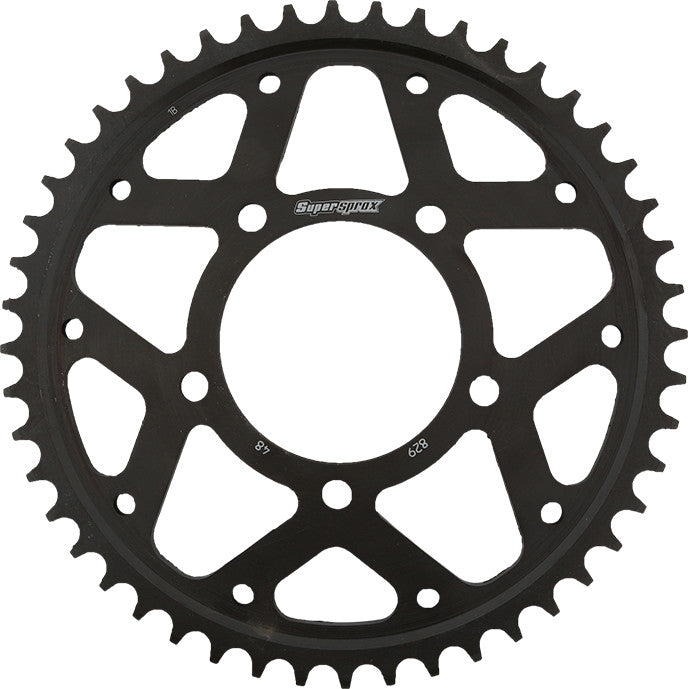 SUPERSPROX Rear Sprocket Steel 48t-530 Blk Suz RFE-829-48-BLK