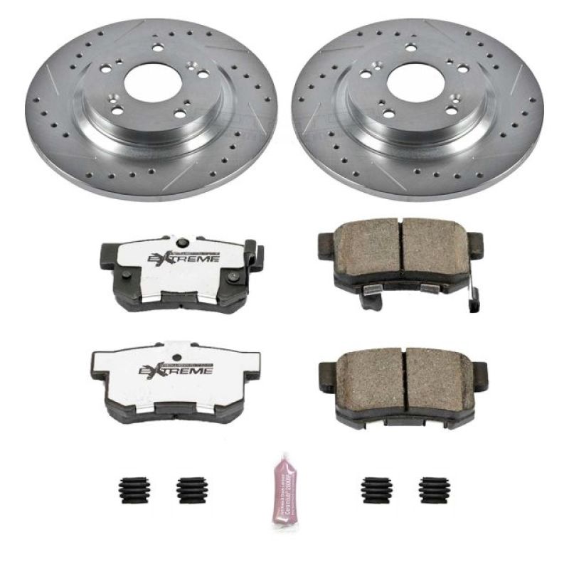 Power Stop 00-09 Honda S2000 Rear Z26 Street Warrior Brake Kit K2310-26