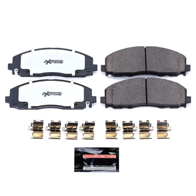 Power Stop 17-19 Chrysler Pacifica Front Z36 Truck & Tow Brake Pads w/Hardware Z36-1589
