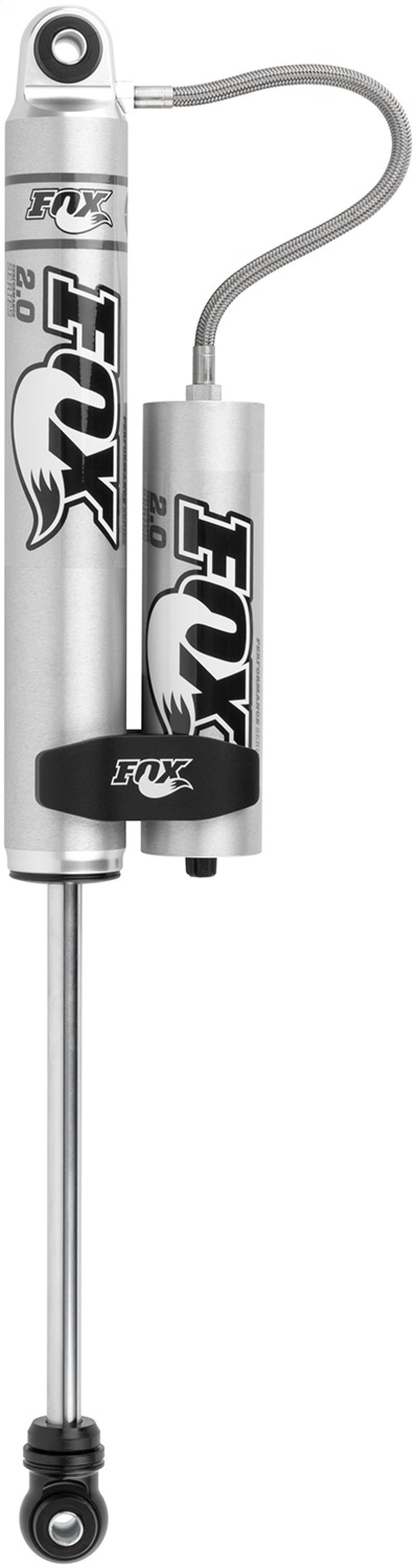 Fox 2.0 Performance Series 10.1in. Smooth Body R/R Shock Aluminum / Std Travel / Eyelet Ends - Black 985-24-052