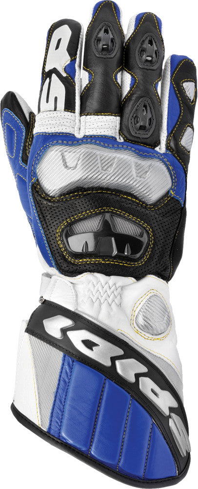 SPIDI Race Vent Leather Gloves White/Blue/Black S A103-199-S