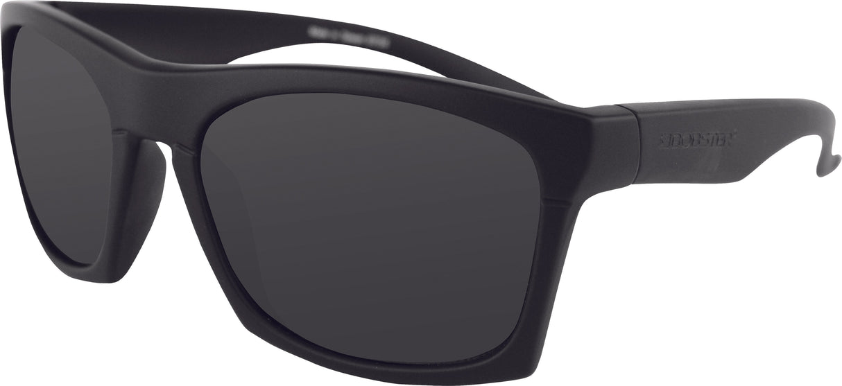 BOBSTER Capone Sunglass Matte Black W/Anti-Fog Smoked Lens ECAP001