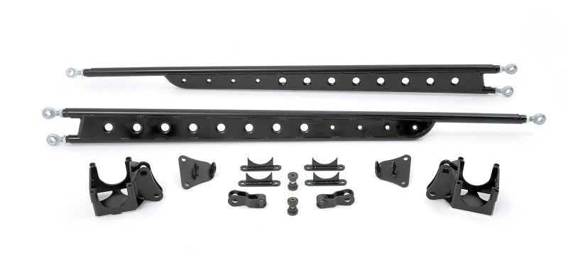 Fabtech 99-10 Ford F250/350 4WD Floating Rear Traction Bar System FTS62003BK