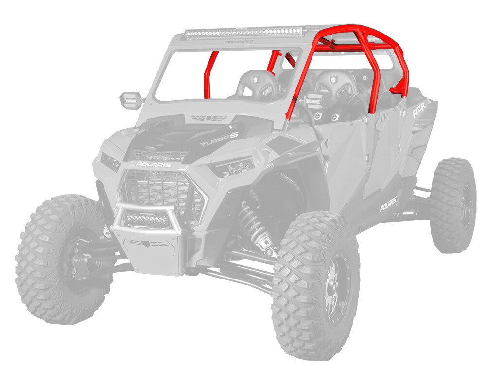 PRO ARMOR Baja Cage W/No Intrusion Red P188C045RD
