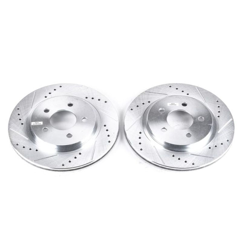 Power Stop 05-14 Ford Mustang Rear Evolution Drilled & Slotted Rotors - Pair AR8174XPR