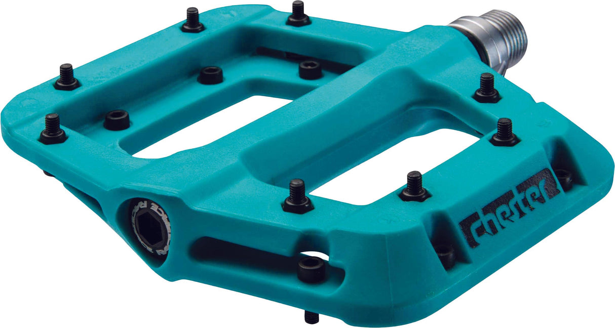 RACE FACE Chester Pedals Composite Replaceable Pins Turquoise PD16CHETUQ