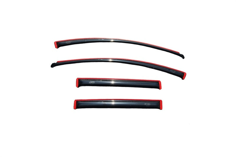 AVS 07-14 Ford Edge Ventvisor In-Channel Front & Rear Window Deflectors 4pc - Smoke 194141